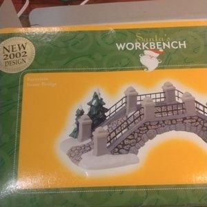 Santa's workbench porcelain Stone bridge